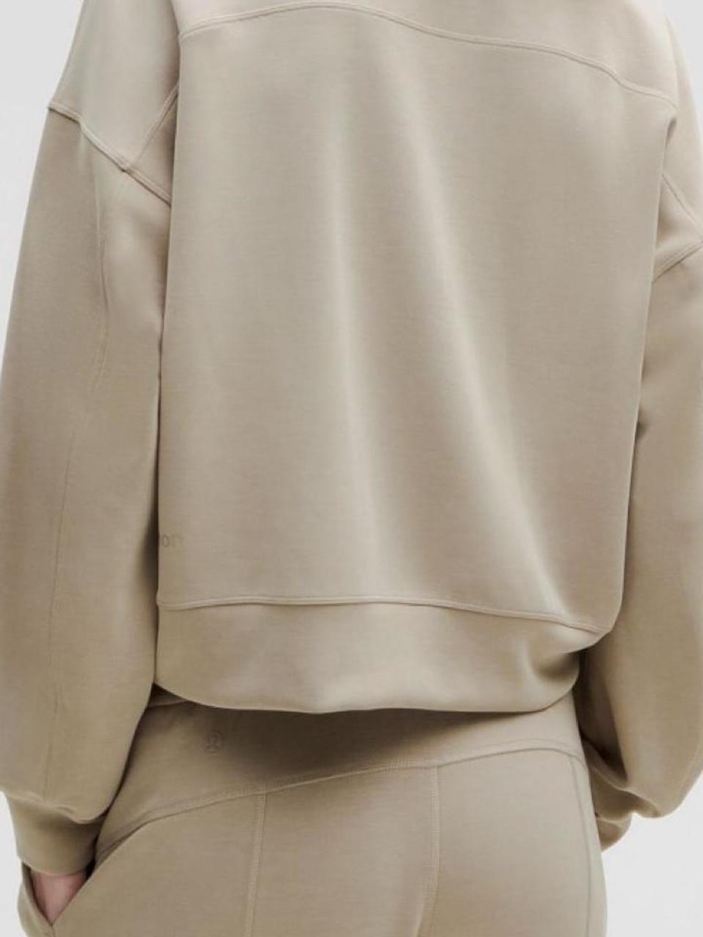 lululemon athletica x Philadelphia Eagles Neutral Beige Boxy Crewneck Sweatshirt - Picture 7 of 7